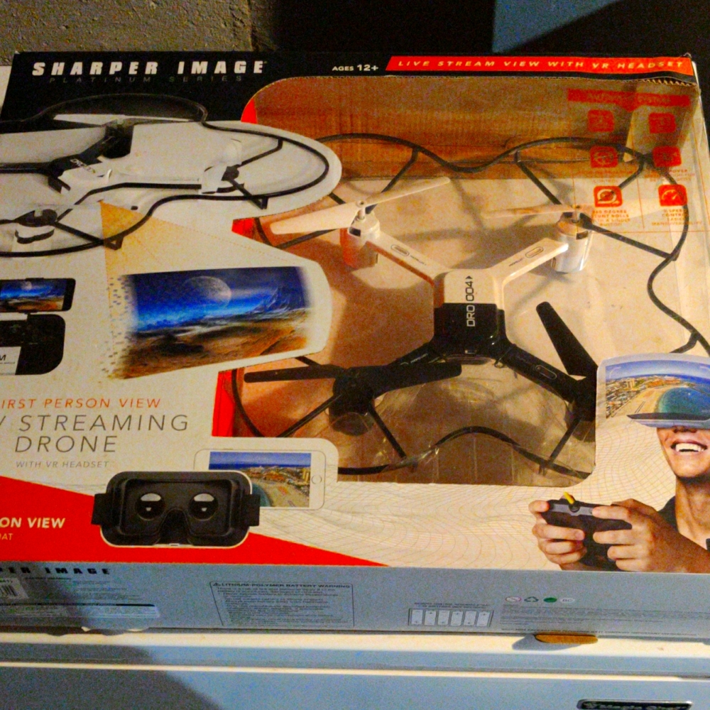 Sharper image FVP streaming drone platinum series